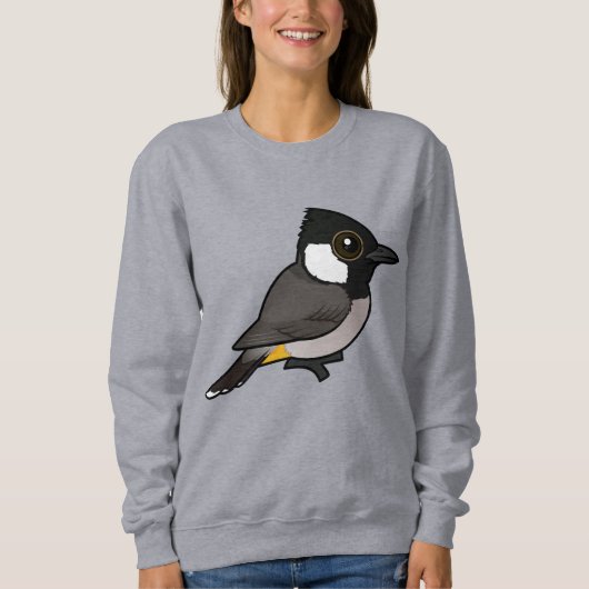 Sweatshirt Bulbul à oreilles blanches Birdorable (Devant)