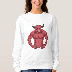 Sweatshirt Bull comme Bodybuilder extrême
