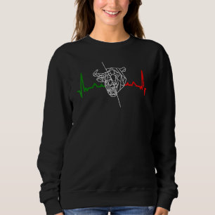 Sweatshirt Bull et Bear Bullmarkt Heartbeat Stock Exchange Tr