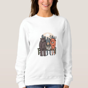 Sweatshirt Bull Et Ours - Crypto Amusant/Stocks