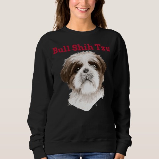 Sweatshirt Bull Shih Tzu (Devant)