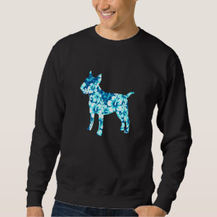 Sweatshirt Bull Terrier Aloha Hawaiian Chien