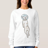 Sweatshirt Bull Terrier Space (Devant)