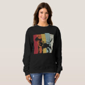 Sweatshirt Bull terrier walk (Devant entier)