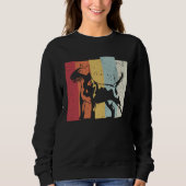 Sweatshirt Bull terrier walk (Devant)
