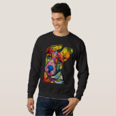 Sweatshirt Bulles Pitbull S Colorful Pit 370 (Devant entier)