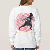 Sweatshirt Bullet-deflecting female ninja (Dos)