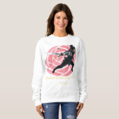 Sweatshirt Bullet-deflecting female ninja (Devant entier)