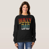Sweatshirt Bully Papa Pitbull Chien Papa (Devant entier)
