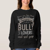 Sweatshirt Bully XL Pitbull Proud Dog Owner Mom American Bull (Devant)