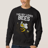 Sweatshirt Bumblebee For Boys Kids Beekeeper Honey Bee (Devant)
