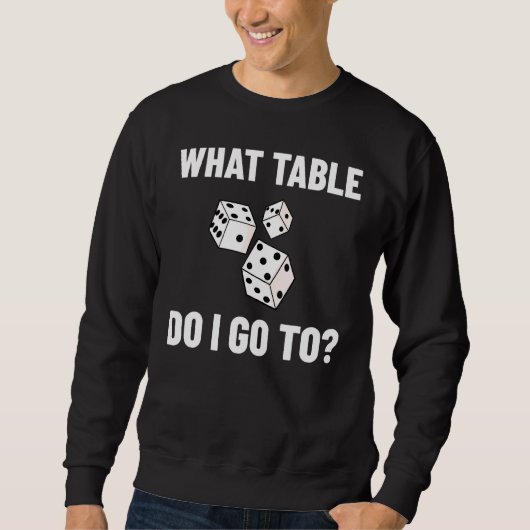 Sweatshirt Bunco Dice Jeu Règles Nuit Fête 2 (Devant)