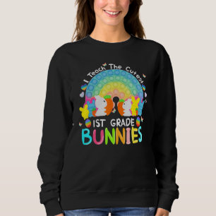 Sweatshirt Bunnies De 1Ème Année J'Enseigne La Pop La Plus Cu
