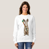 Sweatshirt Bunny at Hockey (Devant entier)