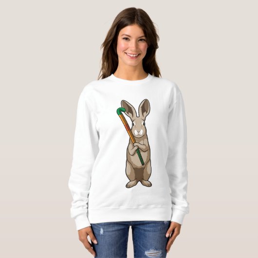 Sweatshirt Bunny at Hockey (Devant entier)