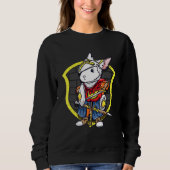 Sweatshirt Bunny Chevalier mignon Rabbit médiéval Chevalier g (Devant)