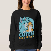 Sweatshirt bunny cutest cute (Devant)