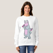 Sweatshirt Bunny Fitness Dumbbell (Devant entier)