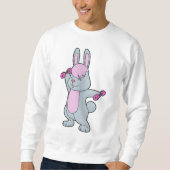 Sweatshirt Bunny Fitness Dumbbell (Devant)