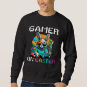 Sweatshirt Bunny Game Controller Easter Day Gamer Easter For (Devant)