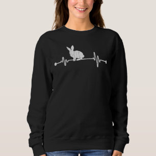Sweatshirt Bunny Heartbeat Rabbit Graphic