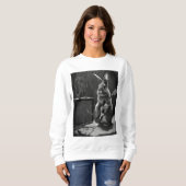 Sweatshirt Bunny Jouer une guitare (Devant entier)