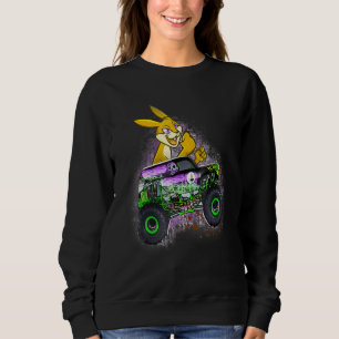 Sweatshirt Bunny Jour de Pâques Monster Camion Amour Lapin Je