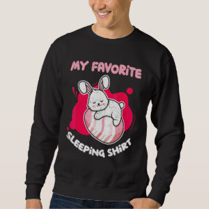 Sweatshirt Bunny Mon animal couché préféré Lapin couché