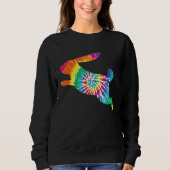 Sweatshirt Bunny Spring Hunt Eggs Rabbit Happy Easter Day (Devant)