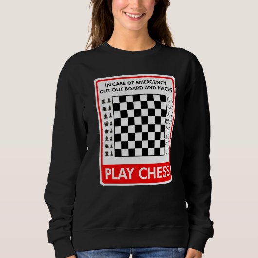 Sweatshirt Bureau d'échecs pour les déplacements d'urgence (Devant)