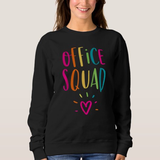 Sweatshirt Bureau Escadron adjoint administratif Secre scolai (Devant)