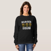 Sweatshirt Burger Squad Cheeseburger Fast Food Burger (Devant entier)