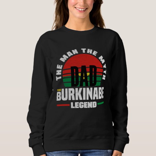 Sweatshirt Burkinabe Burkina Faso Burkinabe Flag Fathers Day (Devant)