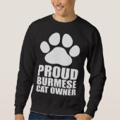 Sweatshirt Burmese cat  Burmese  Burmese kitten  1 (Devant)