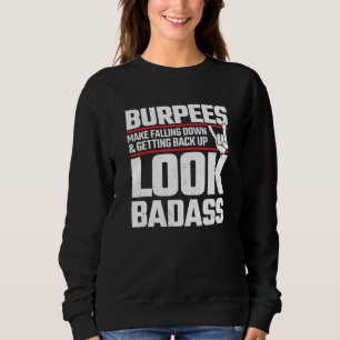 Sweatshirt Burpees Mème Exercice Fitness Plaisir