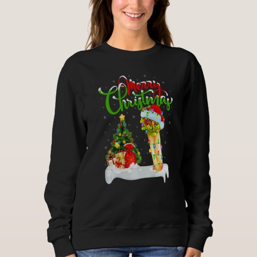 Sweatshirt Burrito Food  Xmas Decorations Santa Burrito Chris (Devant)