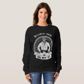 Sweatshirt Bury Me In My Gi Skeleton Brazilian Jiu Jitsu BJJ  (Devant entier)