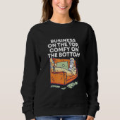 Sweatshirt Business Top Comfy Bottom Work From Home Cloches W (Devant)