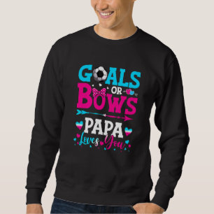 Sweatshirt Buts Ou Bows Papa Vous Aime Genre Révéler Bébé