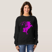 Sweatshirt Butterflies N Unicorns Magical Fairies (Devant entier)