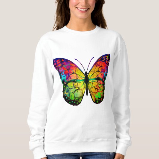 SWEATSHIRT BUTTERFLY ABSTRAIT (Devant)