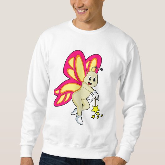 Sweatshirt Butterfly as Wizard with Magic Mur (Devant)