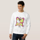 Sweatshirt Butterfly Dentist Teeth (Devant entier)