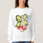 Sweatshirt Butterfly with Soap bubbles (Devant)