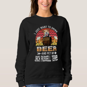 Sweatshirt Buvez de la bière et un animal de compagnie My Jac