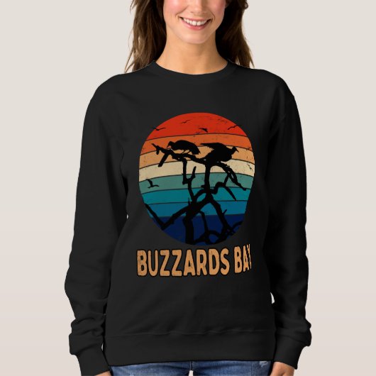 Sweatshirt Buzzards Bay Cape Cod Massachusetts Vacation Souve (Devant)