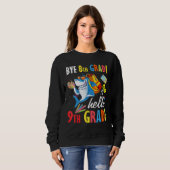 Sweatshirt Bye 8th Grade Hello 9th Grade  Back To School Kids (Devant entier)