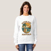 Sweatshirt Byron Bay Sunrise – Coastal Summer Vibes Australia (Devant entier)