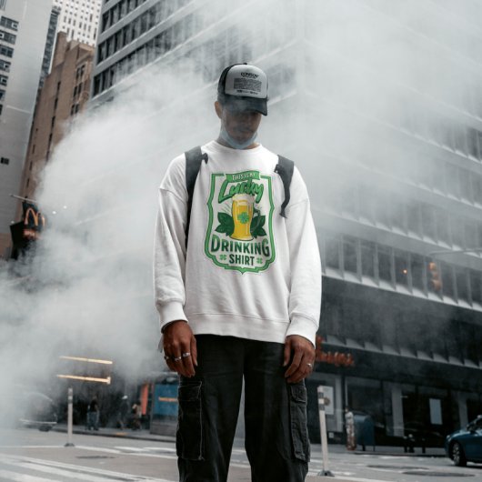 Sweatshirt C’est ma chemise à boire la St. Patrick’s Day