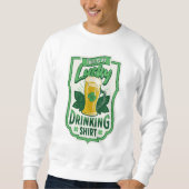 Sweatshirt C’est ma chemise à boire la St. Patrick’s Day (Devant)